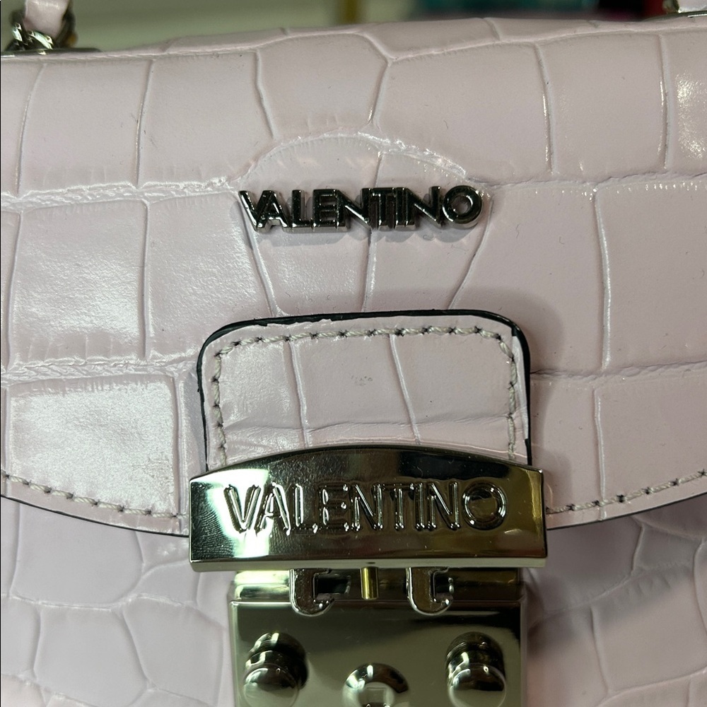 Mario Valentino Lilac Shoulder Bag - Picture 11 of 11